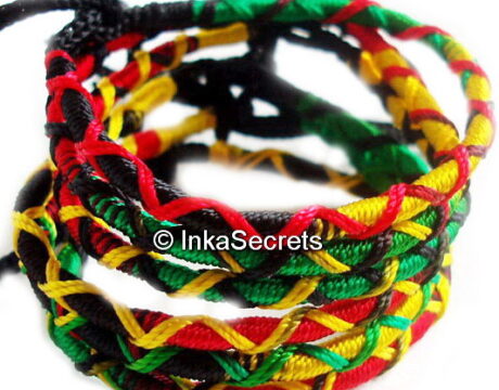 200 Rasta Friendship Bracelets, Criss Cross style 200 Rasta Friendship Bracelets, Criss Cross style