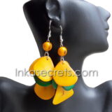50 Brazil Tagua Cluster Earrings 50 Brazil Tagua Cluster Earrings