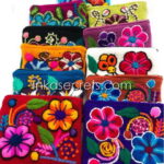 Peruvian Embroidered Floral Purse, 10 to 30 pcs