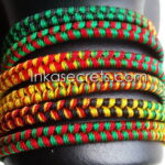Peruvian Rasta Friendship Bracelets. Double Knot Design, 100 to 1000 pcs