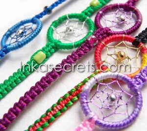 Peruvian Friendship Bracelets, Dreamcatcher Design, 100 to 1000 pcs