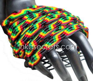 Lot of 50 Peruvian Zigzag Rasta Friendship Bracelets