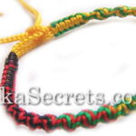 Peruvian Rasta Friendship Bracelets, Screw, 100 to 1000 pcs