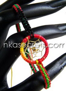 Peruvian Rasta Friendship Bracelets, Dreamcatcher Design, 100 to 1000 pcs