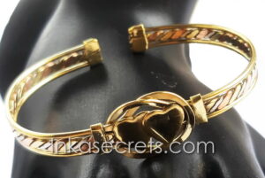 Peruvian Three Metals Bracelet, 20 to 50