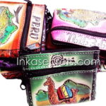 Peruvian Leather Coin Purse Zipper, 10 to 50