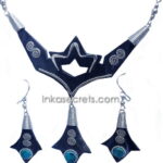 Bull’s Horn Necklace and Earrings, 10 to 50 set