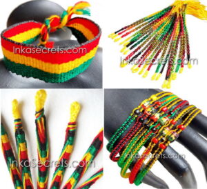 Lot of 4 Assorted Friendship Bracelet Designs