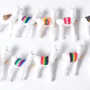 100 Peruvian Small Llama Brooch