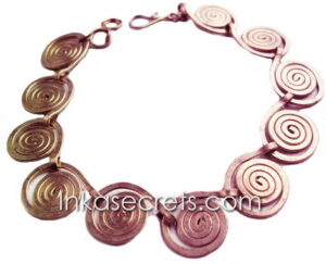 Peruvian Spiral Bronze Bracelet