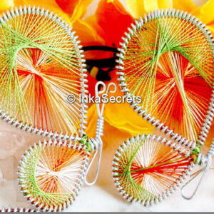 Peruvian Thread Butterfly Earrings