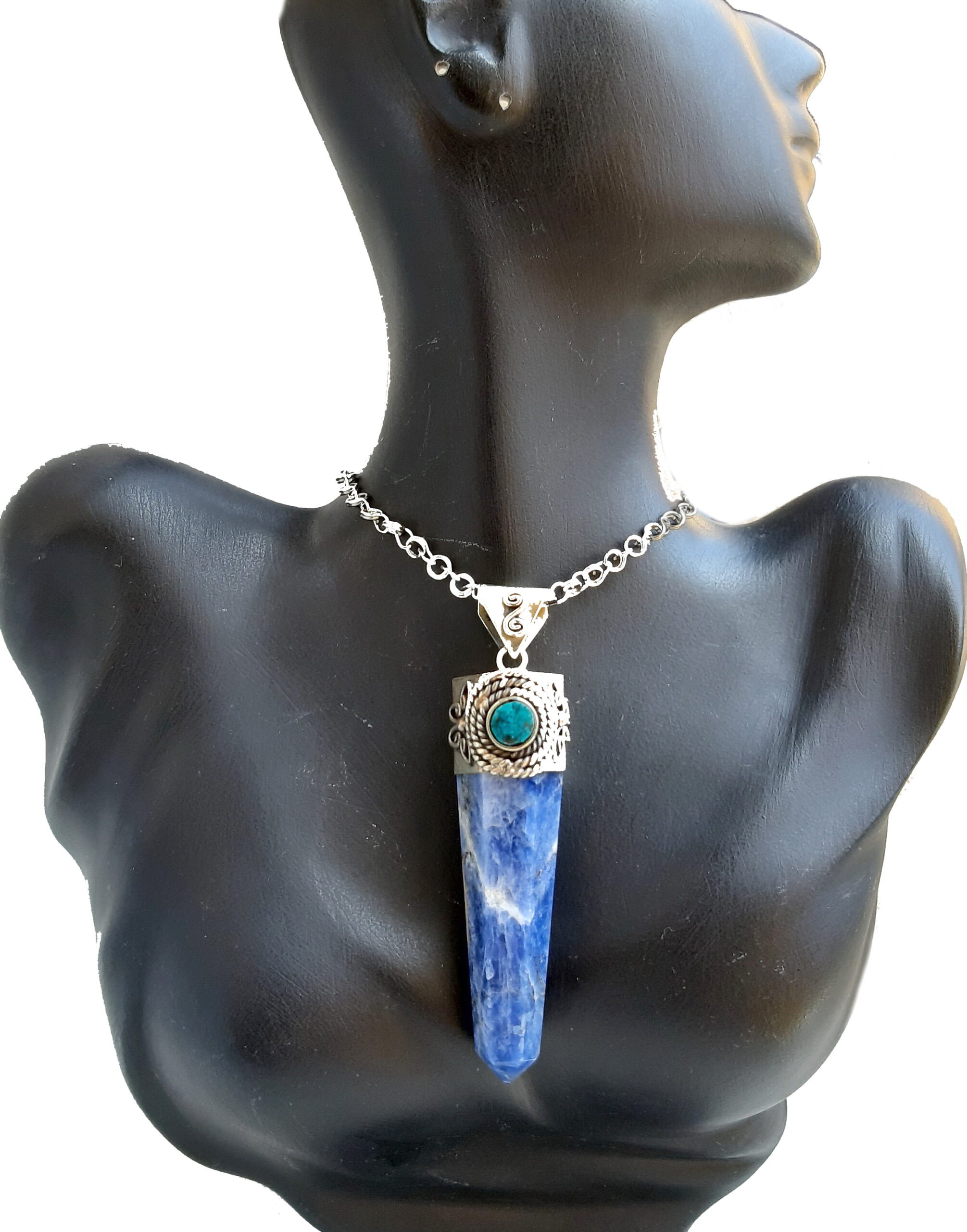 Sodalite Pendulum Necklace