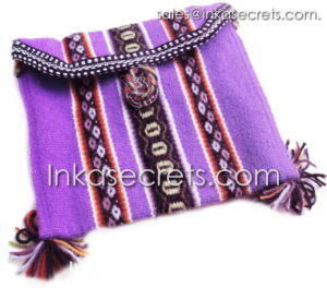 Small Handmade Crossbody Bag with Peruvian Textile
