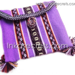Small Handmade Crossbody Bag with Peruvian Textile