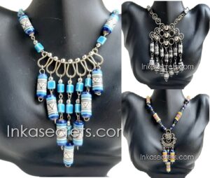 Colorful Ceramic Bead Necklace