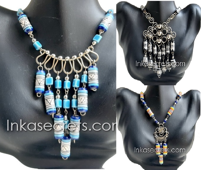 Peruvian Handmade Ceramic Necklace