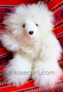 Lot of 02 Peruvian Baby Alpaca Teddy Bear 12″