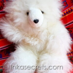 Lot of 02 Peruvian Baby Alpaca Teddy Bear 12″