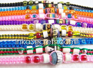 Lot of 50 Peruvian Ceramic Friendship Bracelet