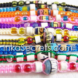 Lot of 50 Peruvian Ceramic Friendship Bracelet