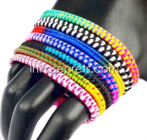 Peruvian Double Knot Friendship Bracelets, 1000 to 2500 Pcs.