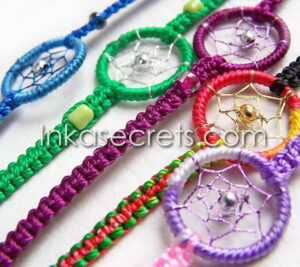 Lot of 50 Peruvian Dreamcatcher Friendship Bracelet