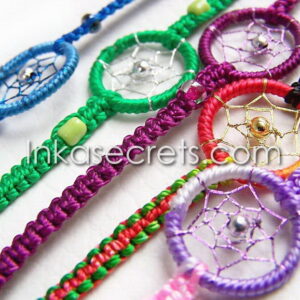 Lot of 50 Peruvian Dreamcatcher Friendship Bracelet