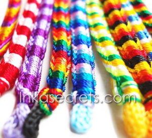 Peruvian Fishbone Knot Friendship Bracelets, 1000 to 2500 Pcs.