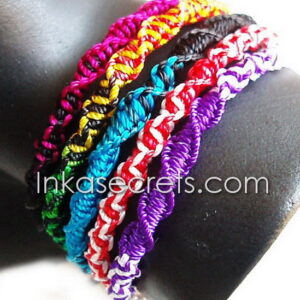 Lot of 50 Peruvian Screw Friendship Bracelet