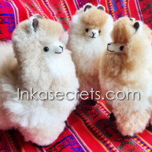 Lot of 02 Stuffed Standing Alpaca 8"