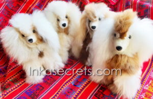 Lot of Peruvian Alpaca Puppy Dog, 10 and 25 pcs.