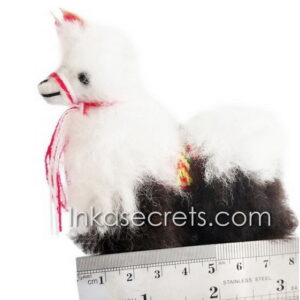 25 Small Stuffed Llama Plush Black and White