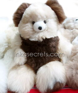 Lot of 03 Peruvian Baby Alpaca Teddy Bear 20″