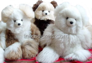 Lot of 05 Peruvian Baby Alpaca Teddy Bear 20″
