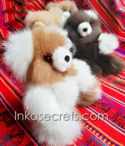 Lot of 04 Peruvian Baby Alpaca Teddy Bear 8″