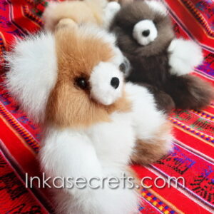 Lot of 04 Peruvian Baby Alpaca Teddy Bear 8″
