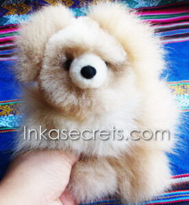 Lot of 02 Peruvian Baby Alpaca Teddy Bear 5.5″