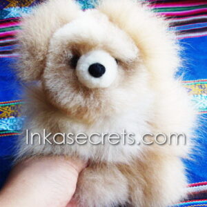 Lot of 02 Peruvian Baby Alpaca Teddy Bear 5.5″