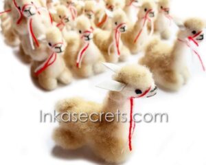 Small Stuffed Sitting Alpaca Vicuna, 10 to 250 Pcs.