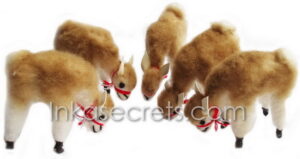 Lot of Small Stuffed Grazing Alpaca Vicuna, 10 to 250 Pcs.