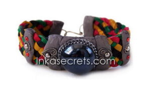 Round Gem Bead Braided Dyed Leather Bracelet, 50 to 250 pcs