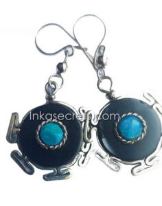 Bull Horn Earrings with Stone, 100 to 250 Pairs