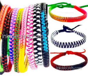 Peruvian Double Knot Friendship Bracelets, 250 to 2500 pcs.