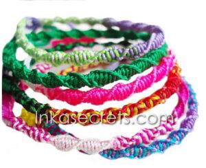 50 Peruvian Screw Friendship Bracelets