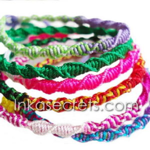 50 Peruvian Screw Friendship Bracelets