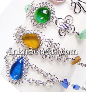Alpaca Silver Bracelet with Murano Glass, 100 to 250 pcs