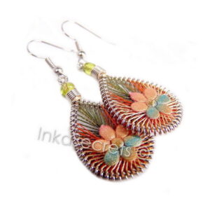 50 Pairs Thread Earrings with Flower