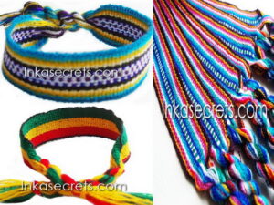 Peruvian Woven Wool Friendship Bracelets, 100 to 1000 Pcs