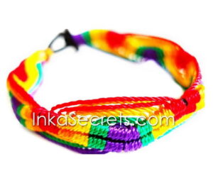 50 Rainbow Zigzag Friendship Bracelets