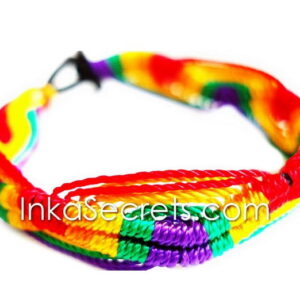 50 Rainbow Zigzag Friendship Bracelets